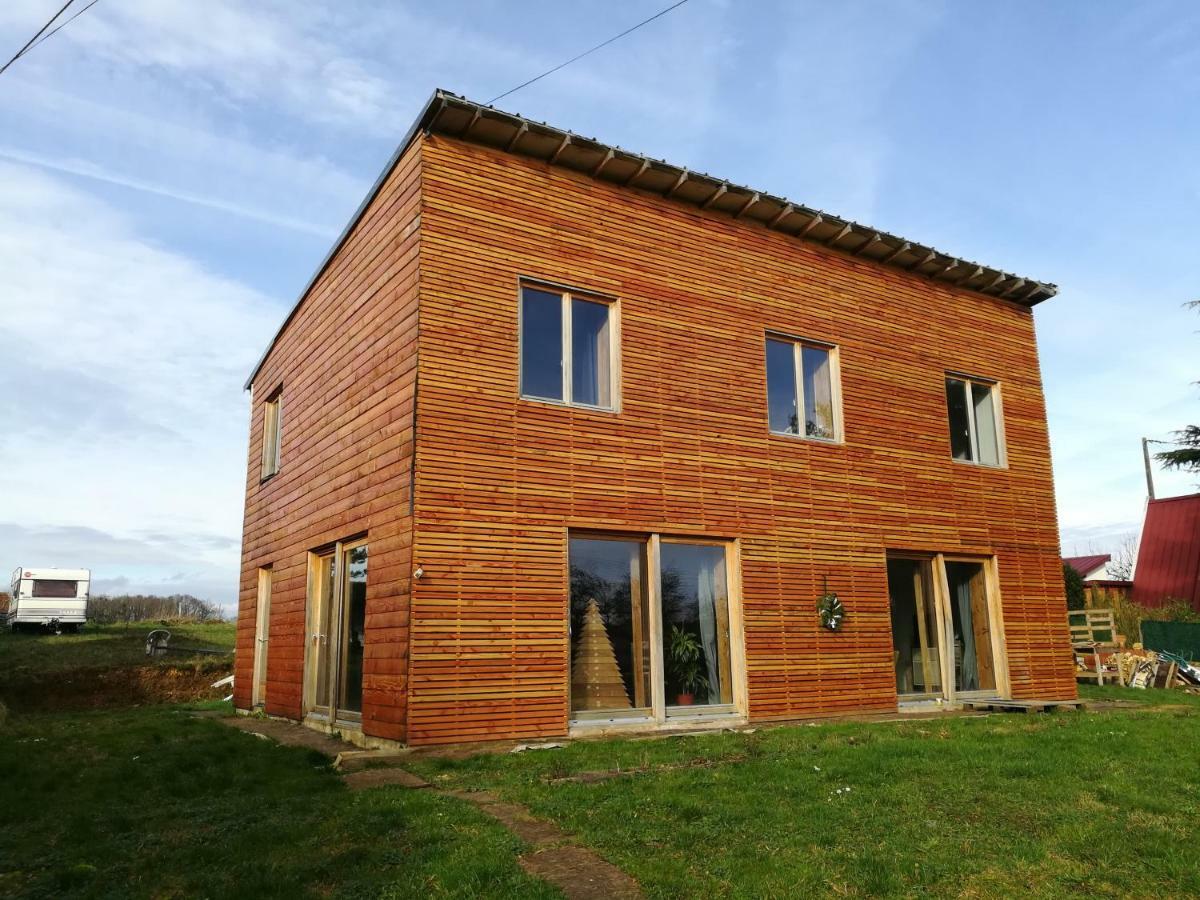 Maison Ecologique En Paille La Chapelle-Encherie Exterior photo